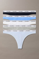 Calvin Klein 5-pack logo thongs printed