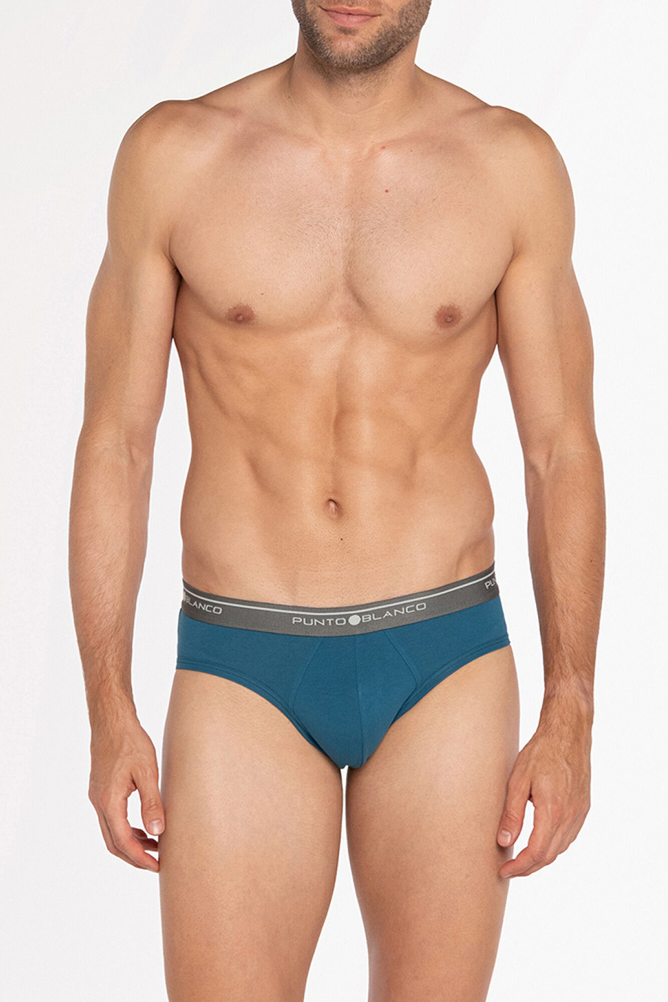 Punto Blanco Pack 3 slip basix algod&oacute;n el&aacute;stico