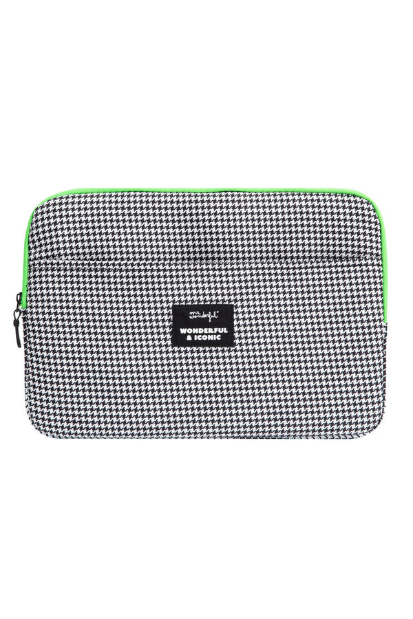 Mr. Wonderful Laptop sleeve 13-14" houndstooth - Wonderful & iconic printed