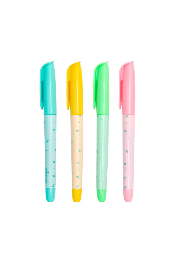 Womensecret 4-pack highlighters with case - Let the fun begin! rávasalt mintás