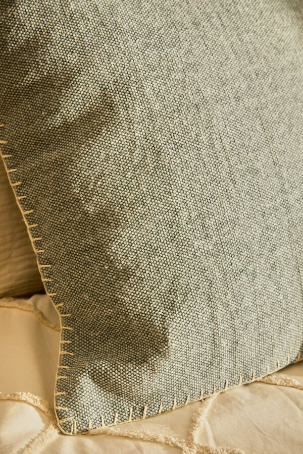 Calma House Baumwoll-Kissenbezug 60x60 Blau