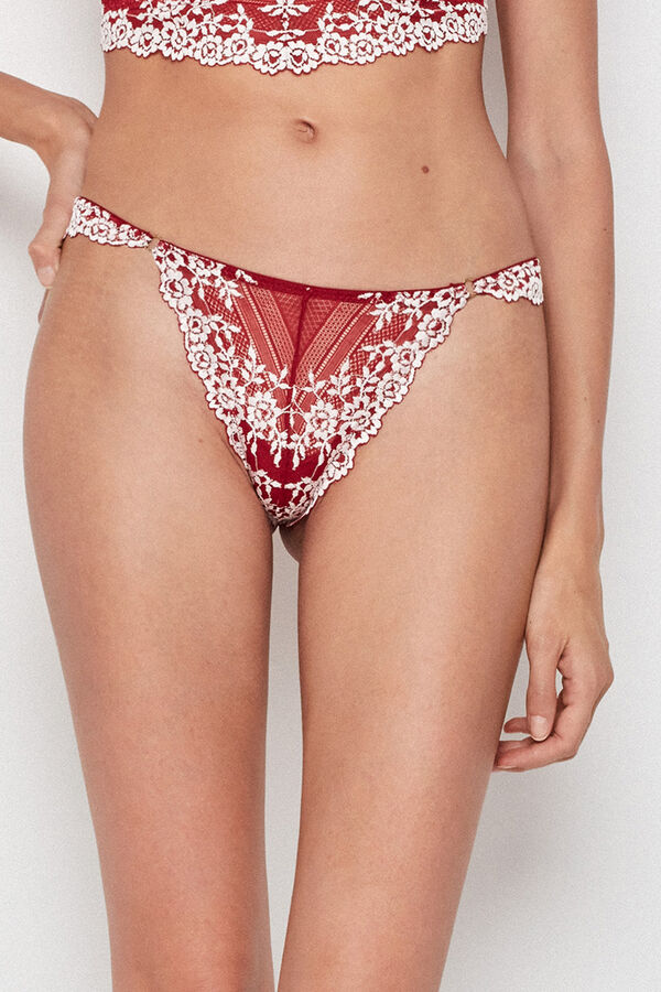 Womensecret Brazilian panty rouge
