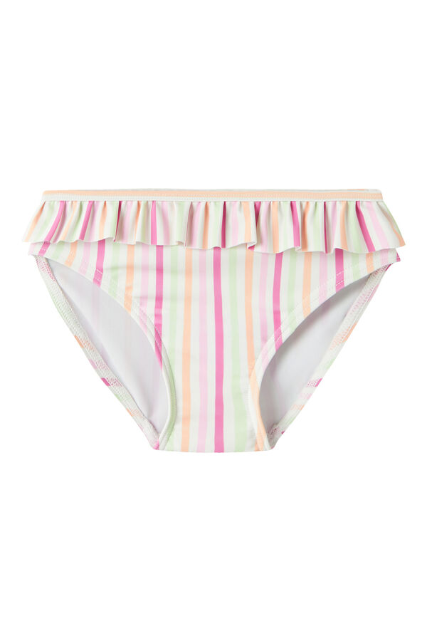 Name it Culotte de bikini &agrave; rayures pour fille vert