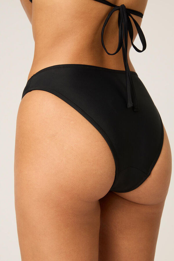 Womensecret Brazilian high waist Bikini panty  black