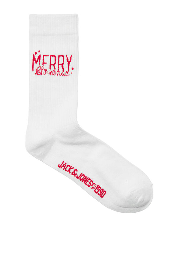 Jack & Jones Pack 3 calcetines blanco