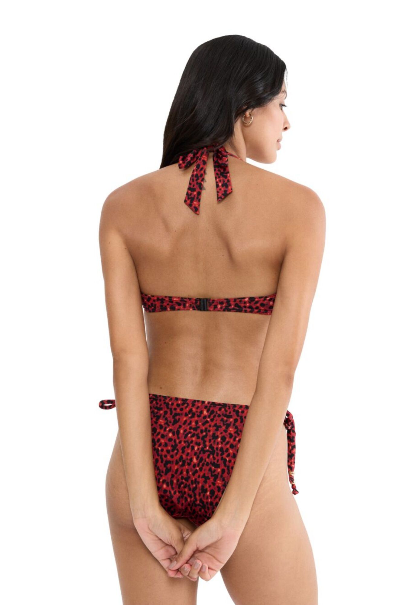 Triumph Top biqu&iacute;ni halter push-up estampado animal