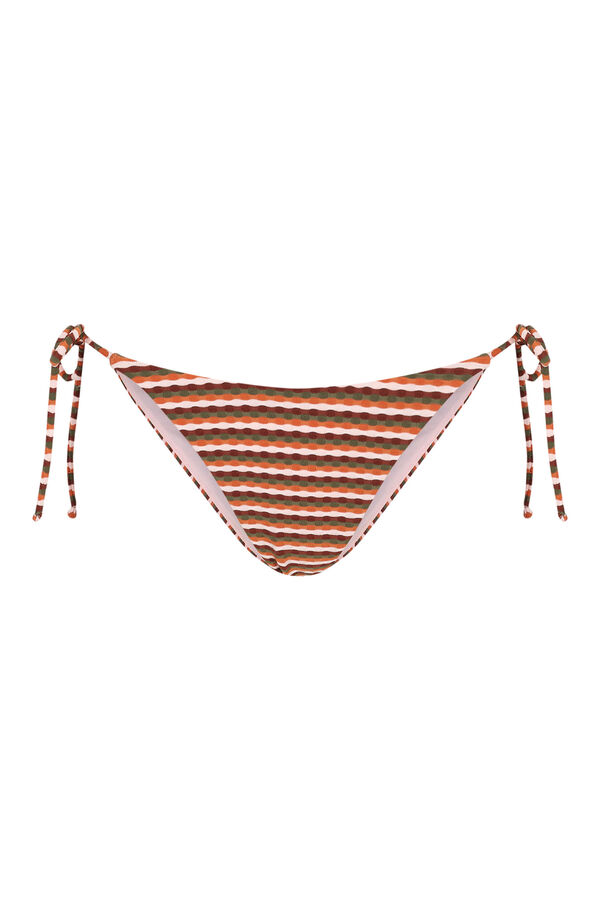 Womensecret Valley side-tie bikini bottoms printed