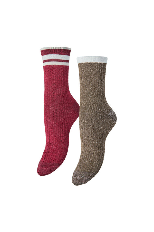 Pieces Pack Calcetines rojo