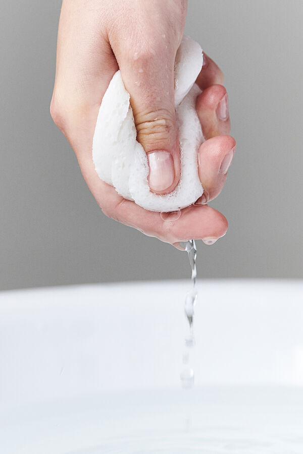 Meraki Facial cleansing sponge (5uds) white