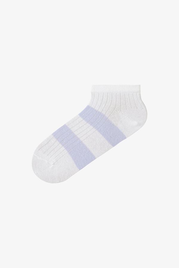 Penti Pack 5 calcetines cortos rayas estampado