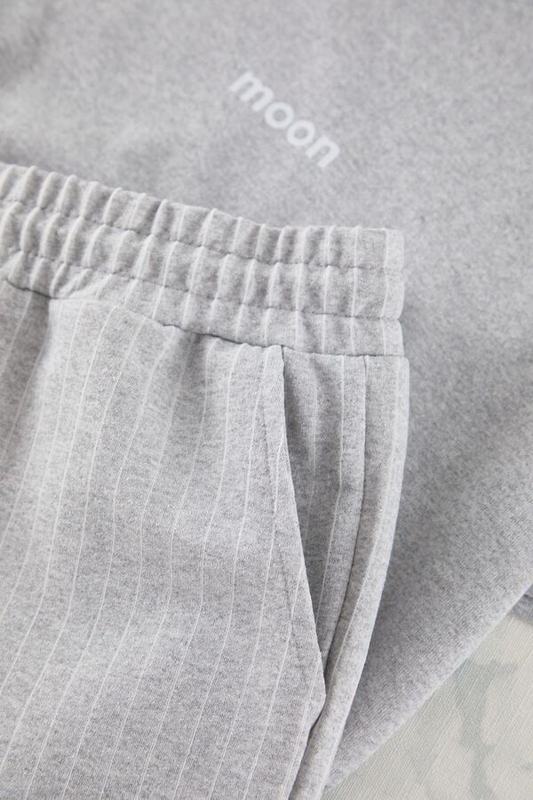 Trendyol Striped short pyjamas grey