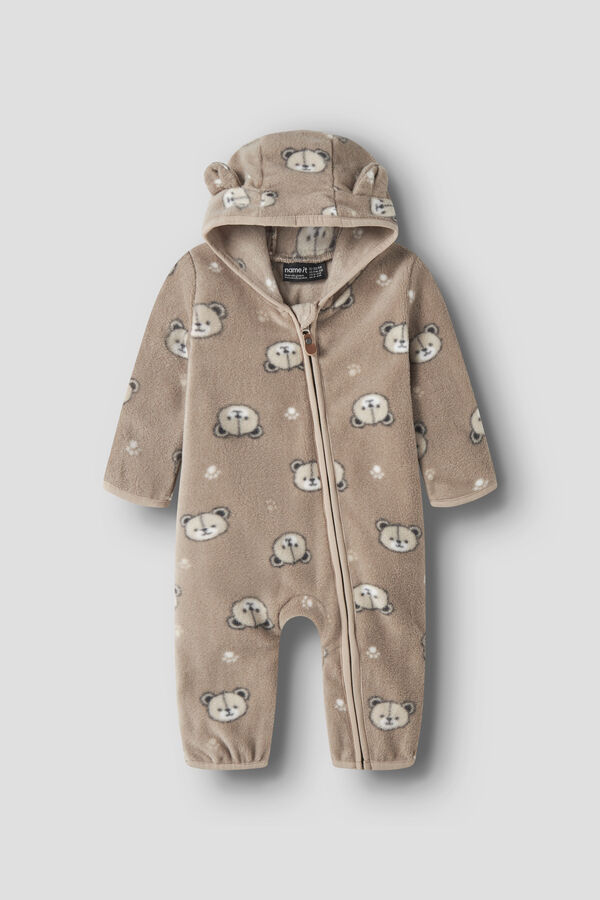 Name It One-piece fleece jumpsuit  nude