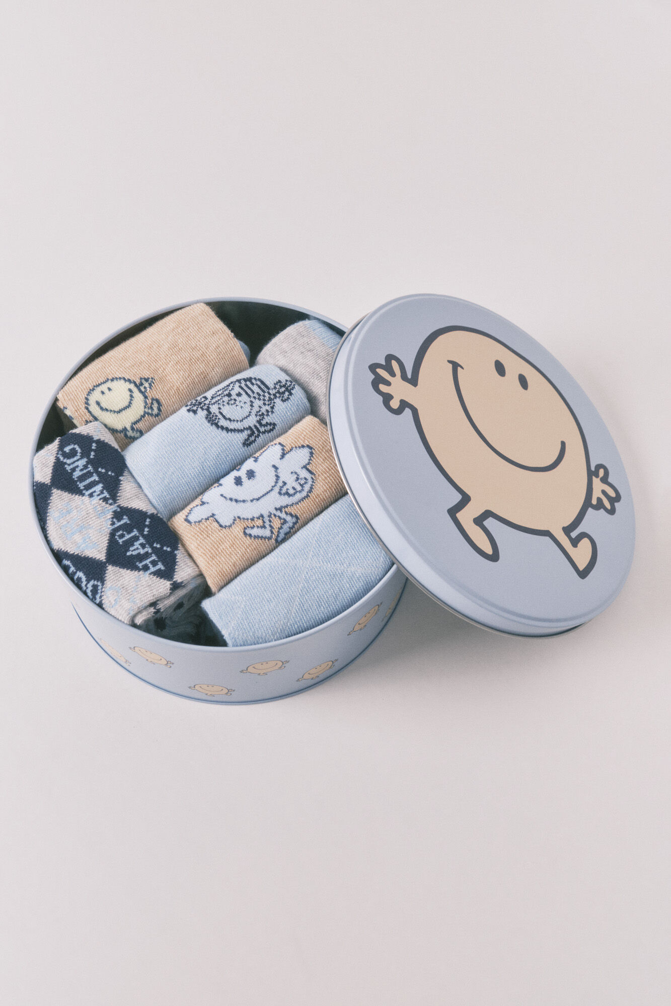 Women'secret Pack of 6 Mr. Men long cotton socks