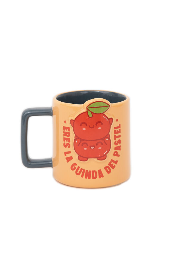 Mr. Wonderful 3D Cherry Mug - You're the icing on the pastel printed
