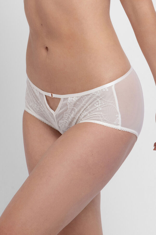 Dorina Braga culotte encaje Yelena beige