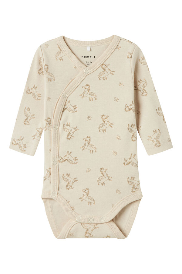 Name it Set aus zwei neutralen Baby-Bodys Grau