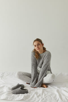 Womensecret Grey fur Snoopy pyjamas grey