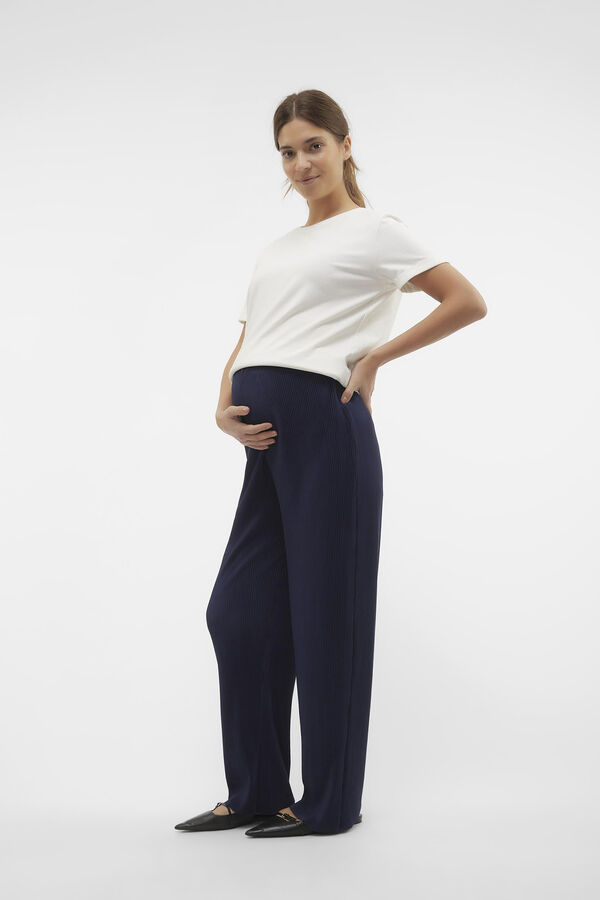 Womensecret Regular fit maternity trousers kék
