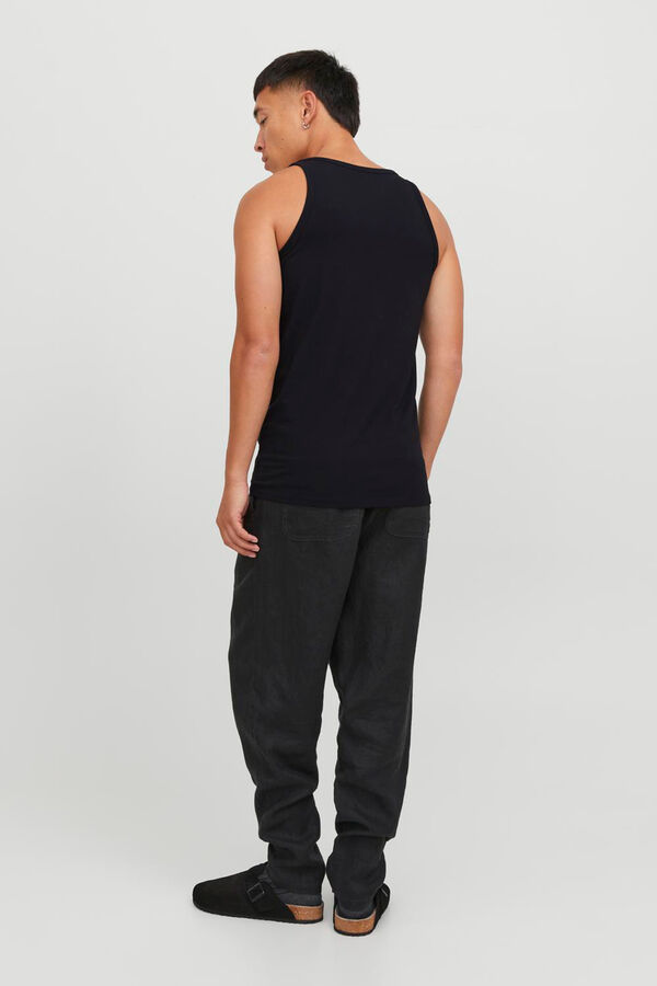 Jack & Jones Pack of 2 sleeves t-shirts black