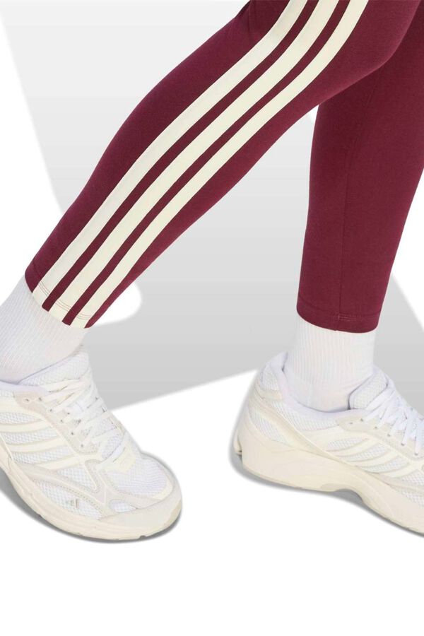 Adidas Essentials Cotton Leggings red