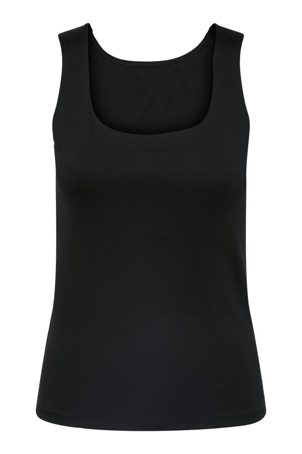 Pieces reversible basic bodysuit noir