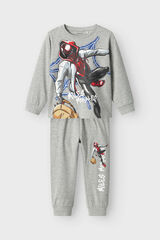 Name it Spiderman boy pajamas  grey