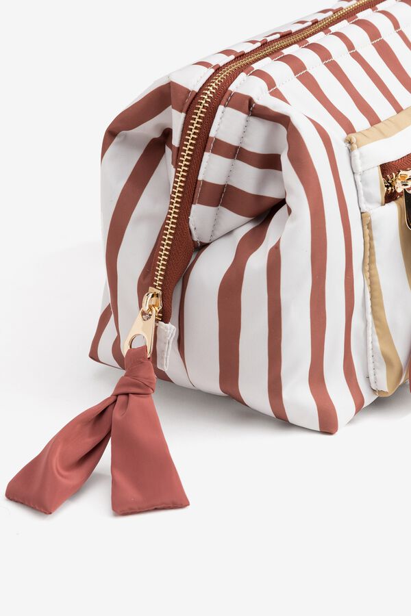 Vilanova Bolsa de cosm&eacute;ticos de nylon naranja