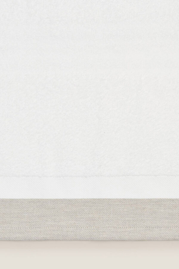 Womensecret Linen border towel white