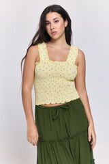 Pieces Organic cotton skirt green