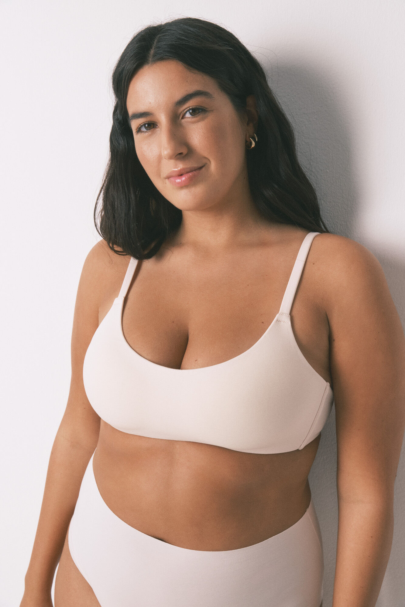 Women'secret Sujetador tipo top algod&oacute;n rosa