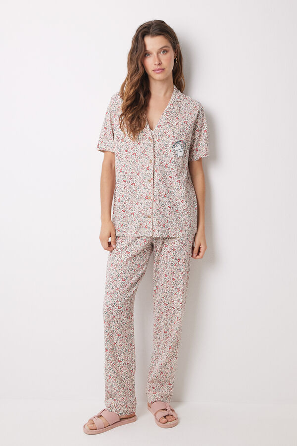 Womensecret Pijama camisa Moomin 100% algodão rosa