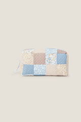 Textura Neceser patchwork flores azul