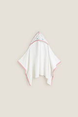 Womensecret Princess hooded towel blanc
