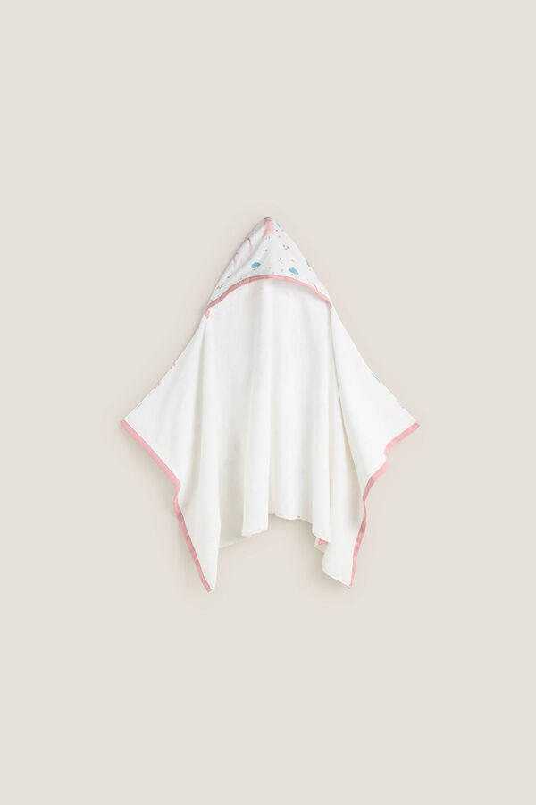 Womensecret Princess hooded towel white
