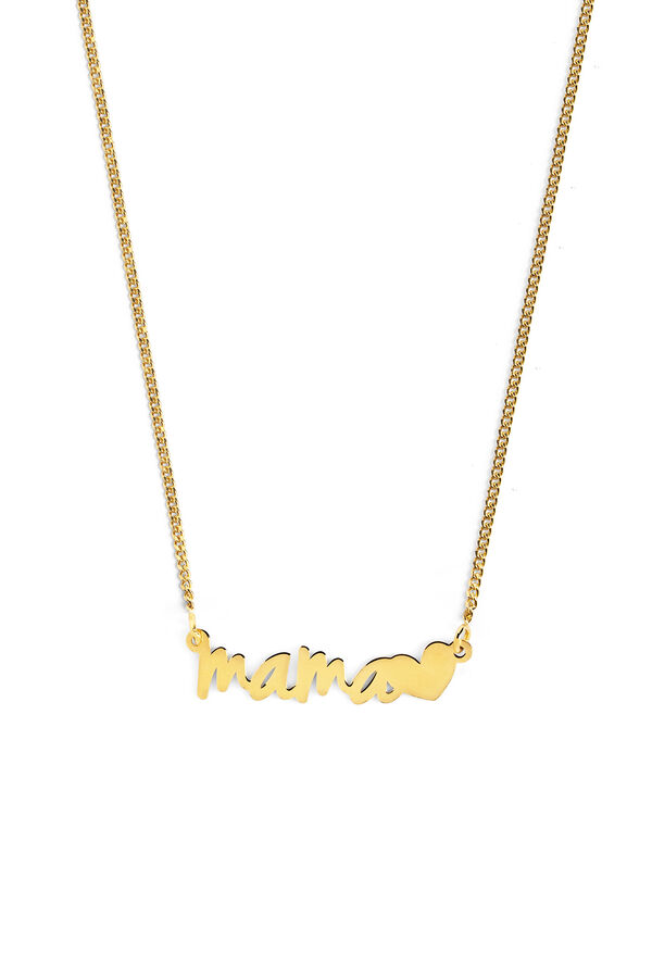 Womensecret Gold Mama Heart Necklace imprimé