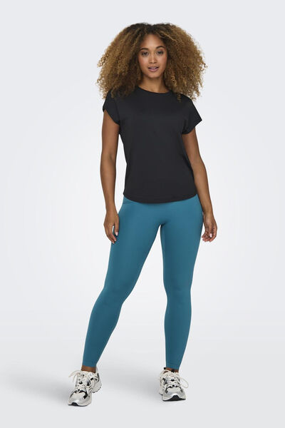 Womensecret Legging deportivo cintura super alta turquesa