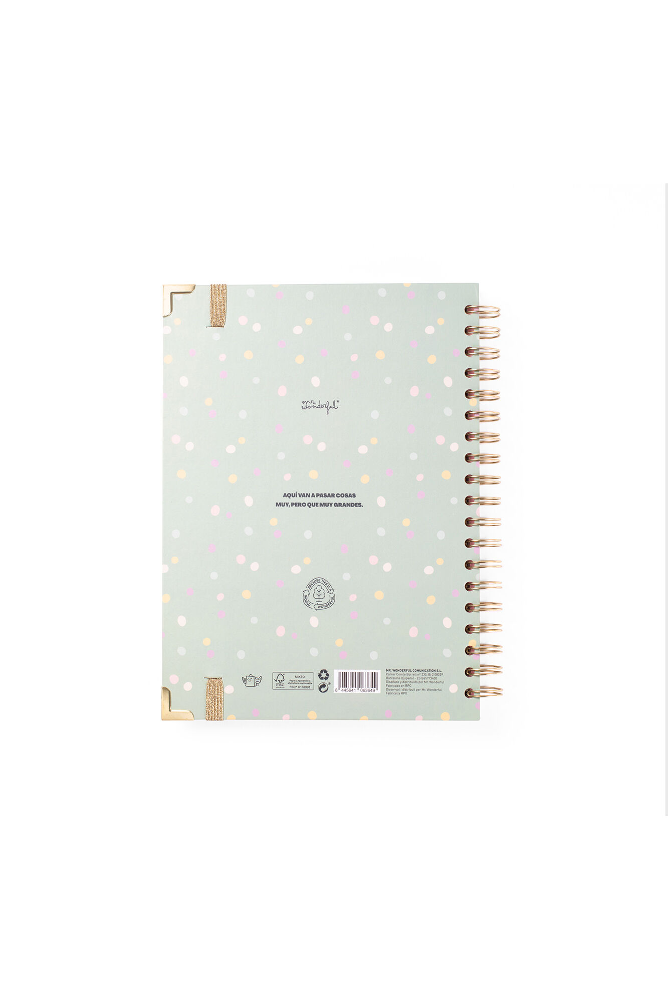 Mr. Wonderful Agenda Office 2025-26 Semanal Extragrande