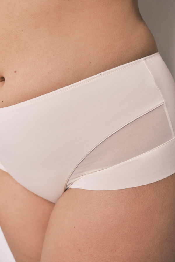 Women'secret Beige high-waist shaping panty  beige