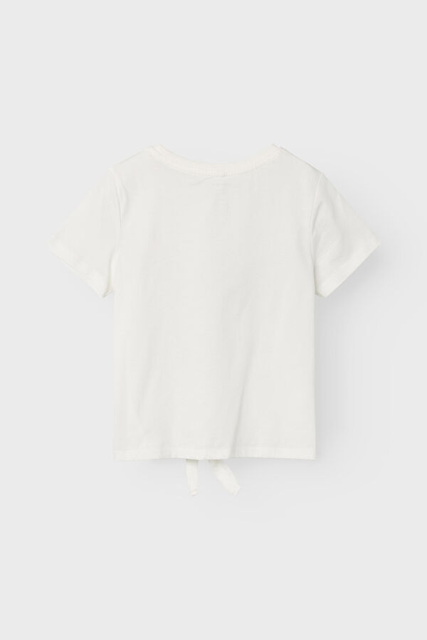 Womensecret Camiseta niña manga corta white