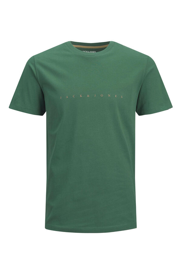 Womensecret Camiseta logo en relieve verde