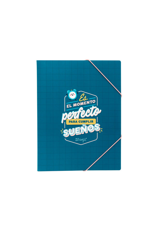 Mr. Wonderful Carpeta con hojas transparentes estampado