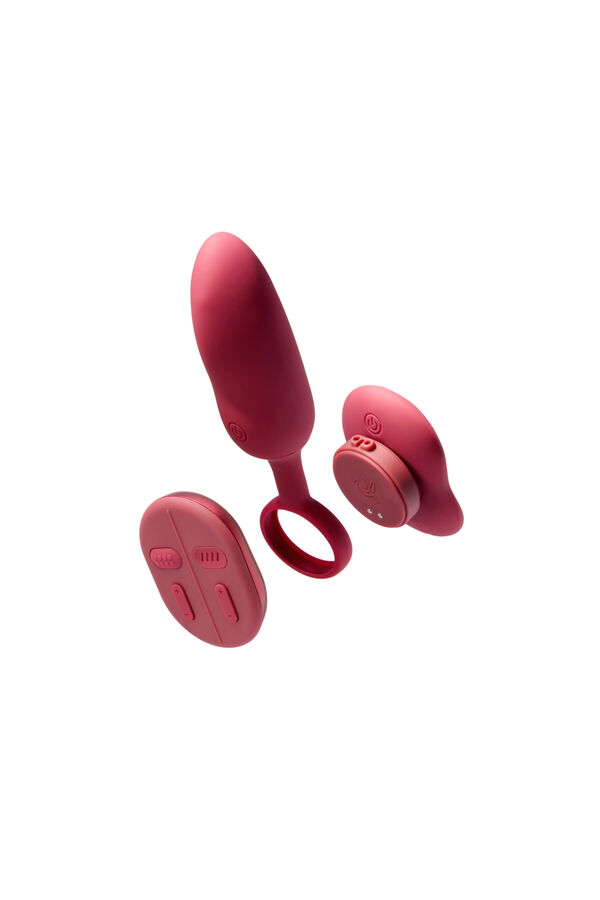 Platanomel&oacute;n Mobi Remote Control Couples Vibrator vermelho