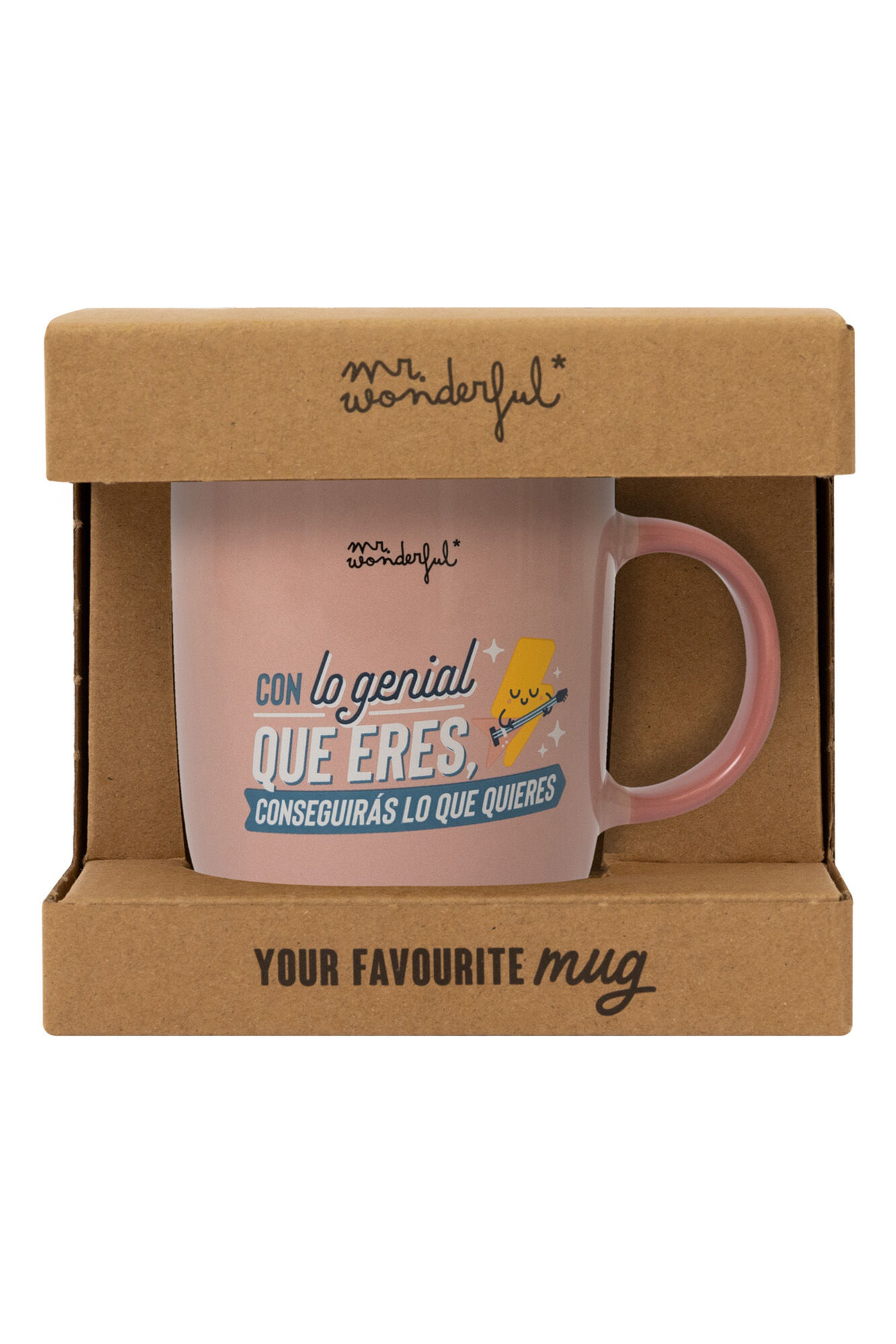 Mr. Wonderful Taza Con lo genial que eres, conseguir&aacute;s lo que quieres