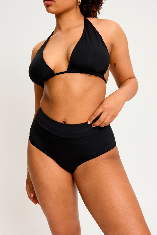 Modibodi Braga alta bikini menstrual alta absorci&oacute;n negro