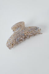 Women'secret Marbled print hair clip nude
