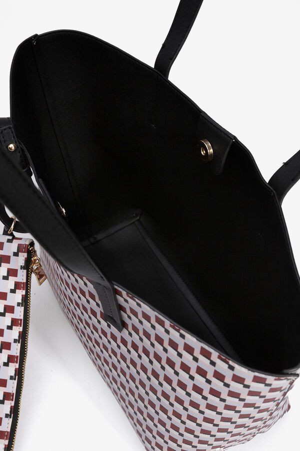 Vilanova Print Shopper Bag Crvena