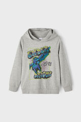 Womensecret Sweatshirt für Jungen MINECRAFT mit Kapuze Grau