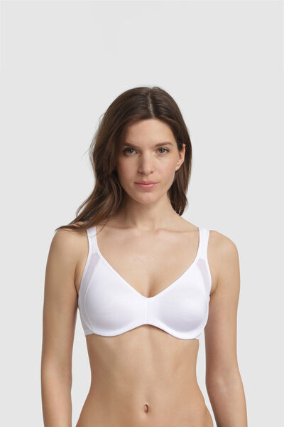 Womensecret Sujetador reductor Generous Minimizer blanco