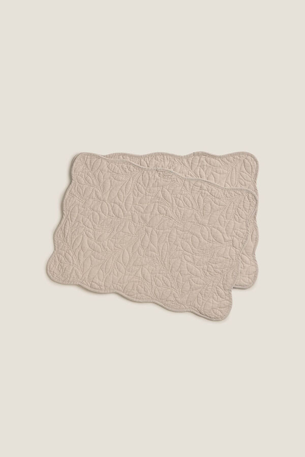 Textura Mantel individual gris