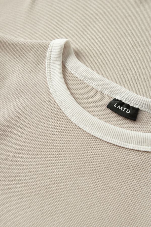 LMTD Striped T-shirt brown